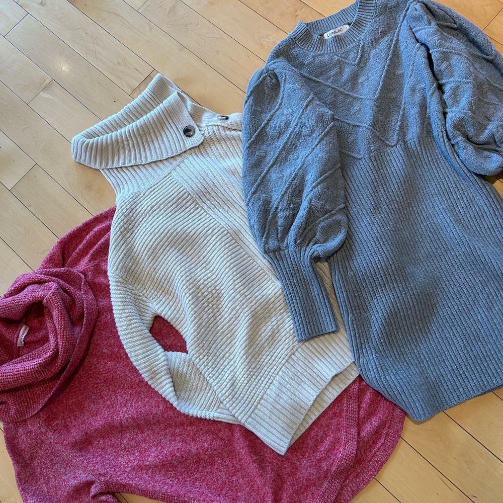 Cozy Women's Sweater BUNDLE! (ft. Sweater Dress!)